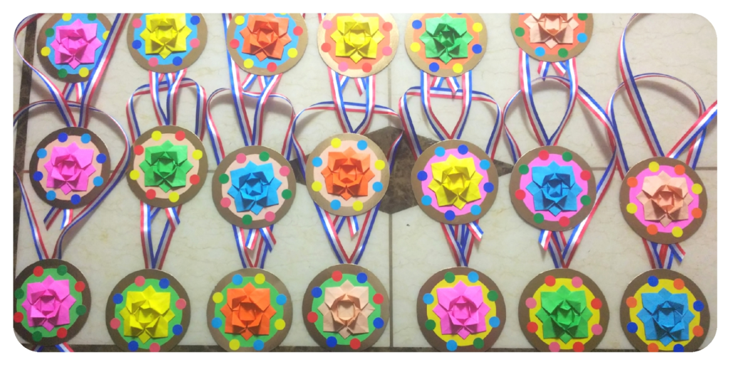 3歳児クラス運動会のメダル19 ひよこ親子教室 西東京市で子育て満喫